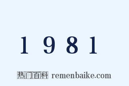 1981是什么意思的图片